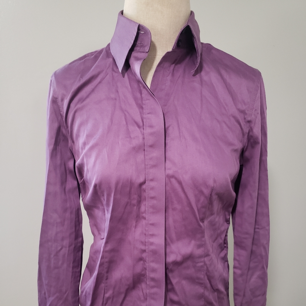 Purple Banana Republic shirt, size 6